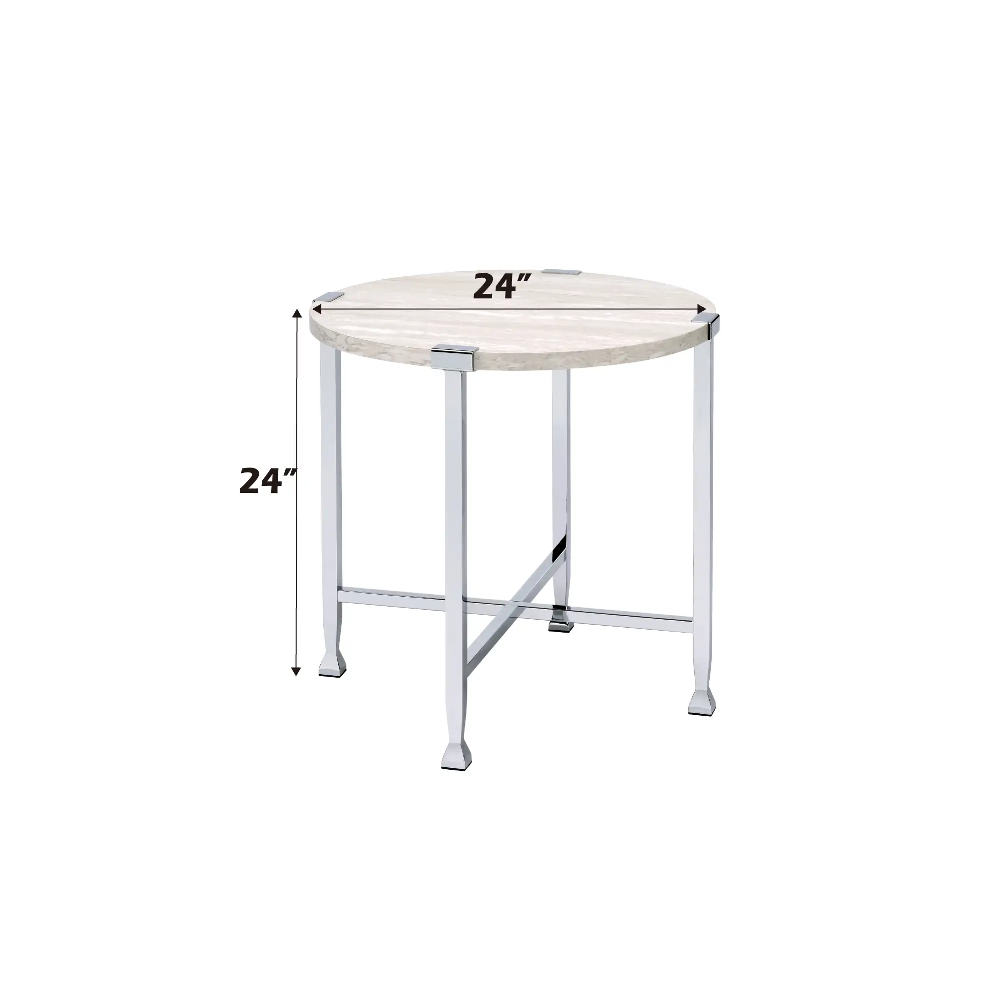 Brecon Round End Table by HouseOfZazla