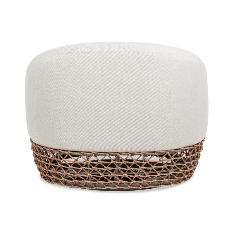 Willow - Upholstered Patio Deep Seating Armchair, Wicker Frame by HouseOfZazla