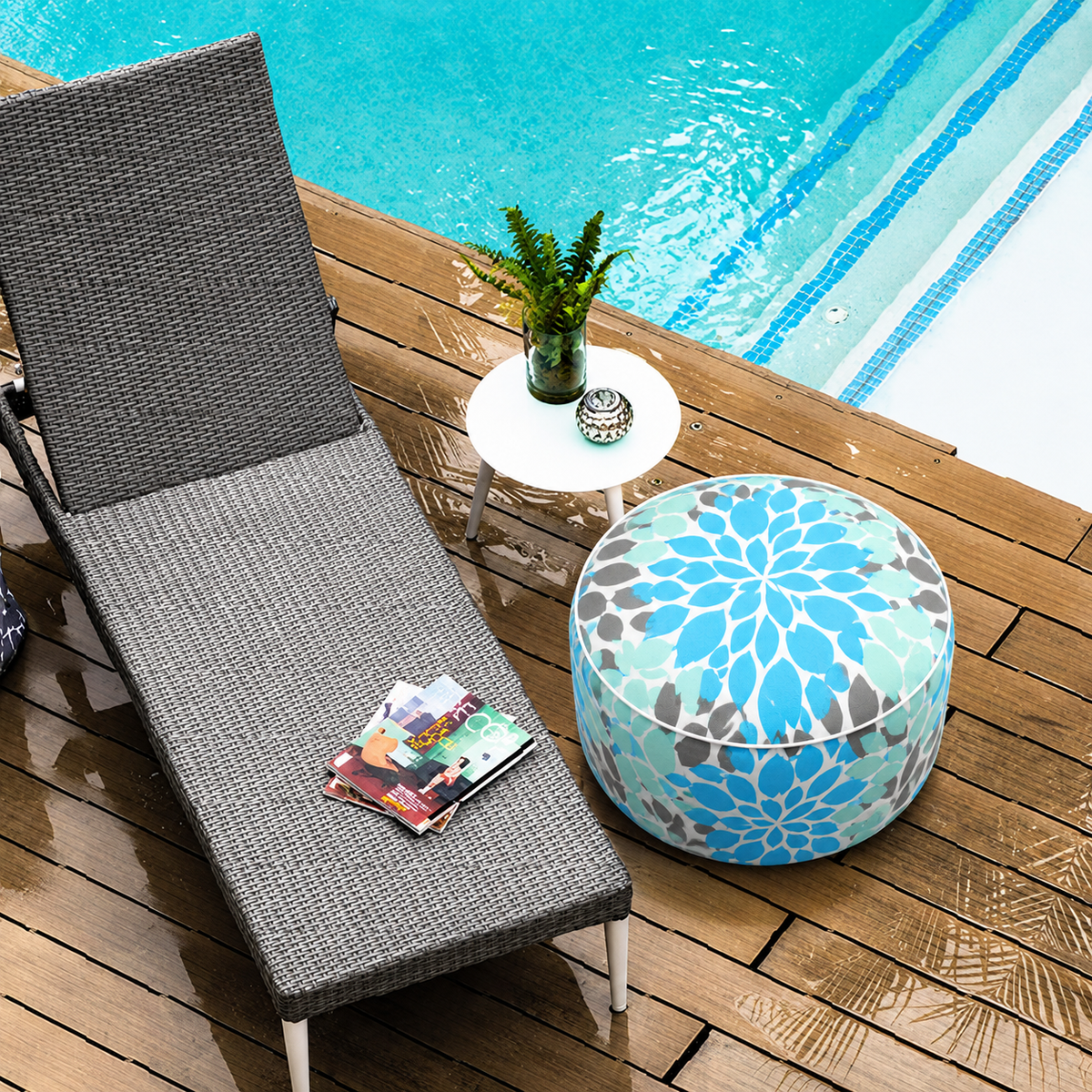 Outdoor Inflatable Ottoman by HouseOfZazla