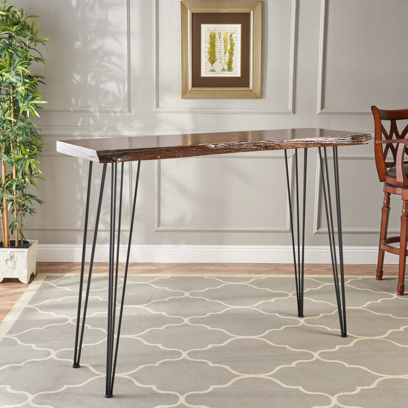 Modern Industrial Breakfast Bar Table by HouseOfZazla