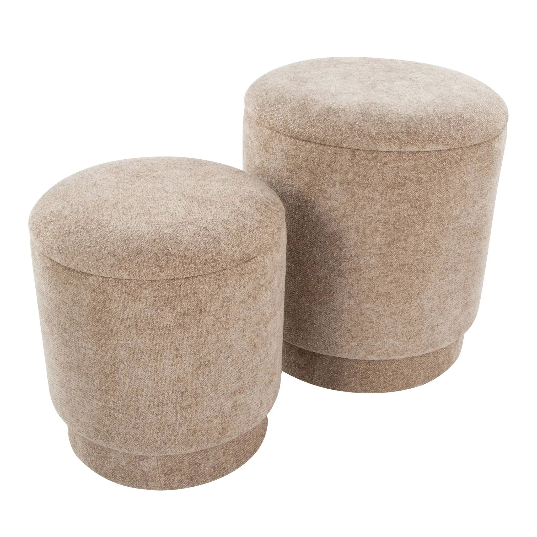 Marla - Upholste Contemporary Ottoman Set by Unique Piece Furniture