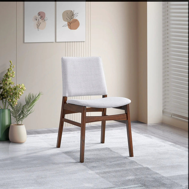 Gusto - Dining Chair (Set of 2) - Brown / Light Gray by HouseOfZazla