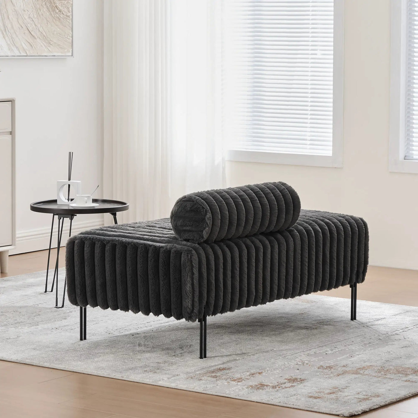 Mini Loveseat With Adjustable Backrest by Unique Piece Furniture