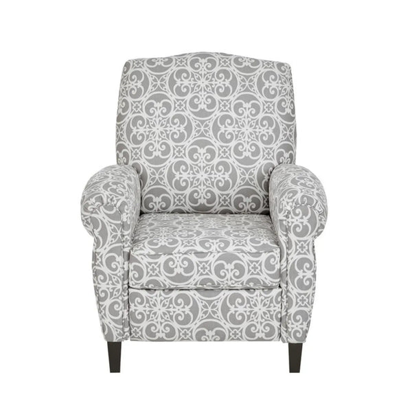 Kirby Transitional Push Back Recliner Chair