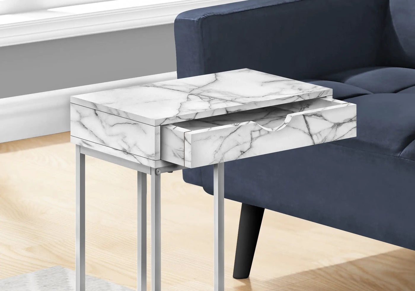 Accent Table, C - Shaped Contemporary & Modern Design by Unique Piece Furniture