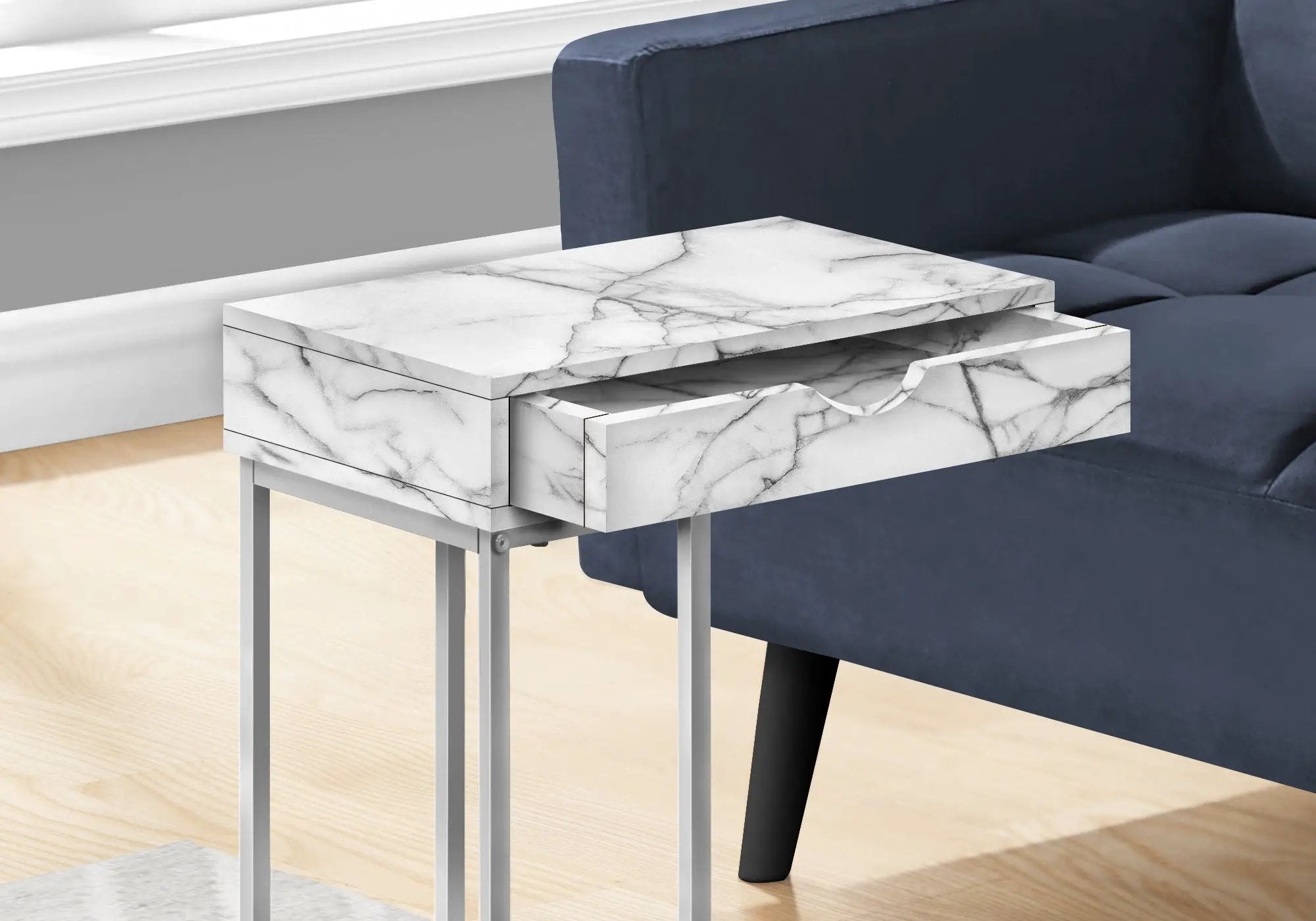 Accent Table, C - Shaped Contemporary & Modern Design by Unique Piece Furniture