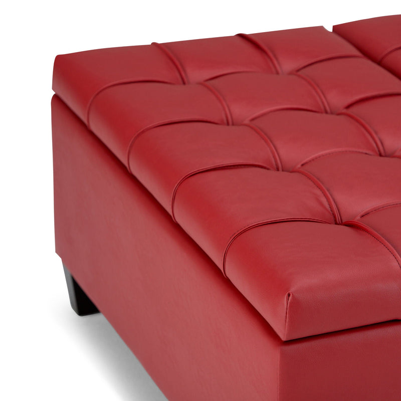 Harrison - Upholstered Coffee Table Storage Ottoman by HouseOfZazla