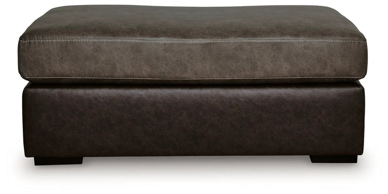 Castille Way - Oversized Accent Ottoman - Fossil by Unique Piece Furniture