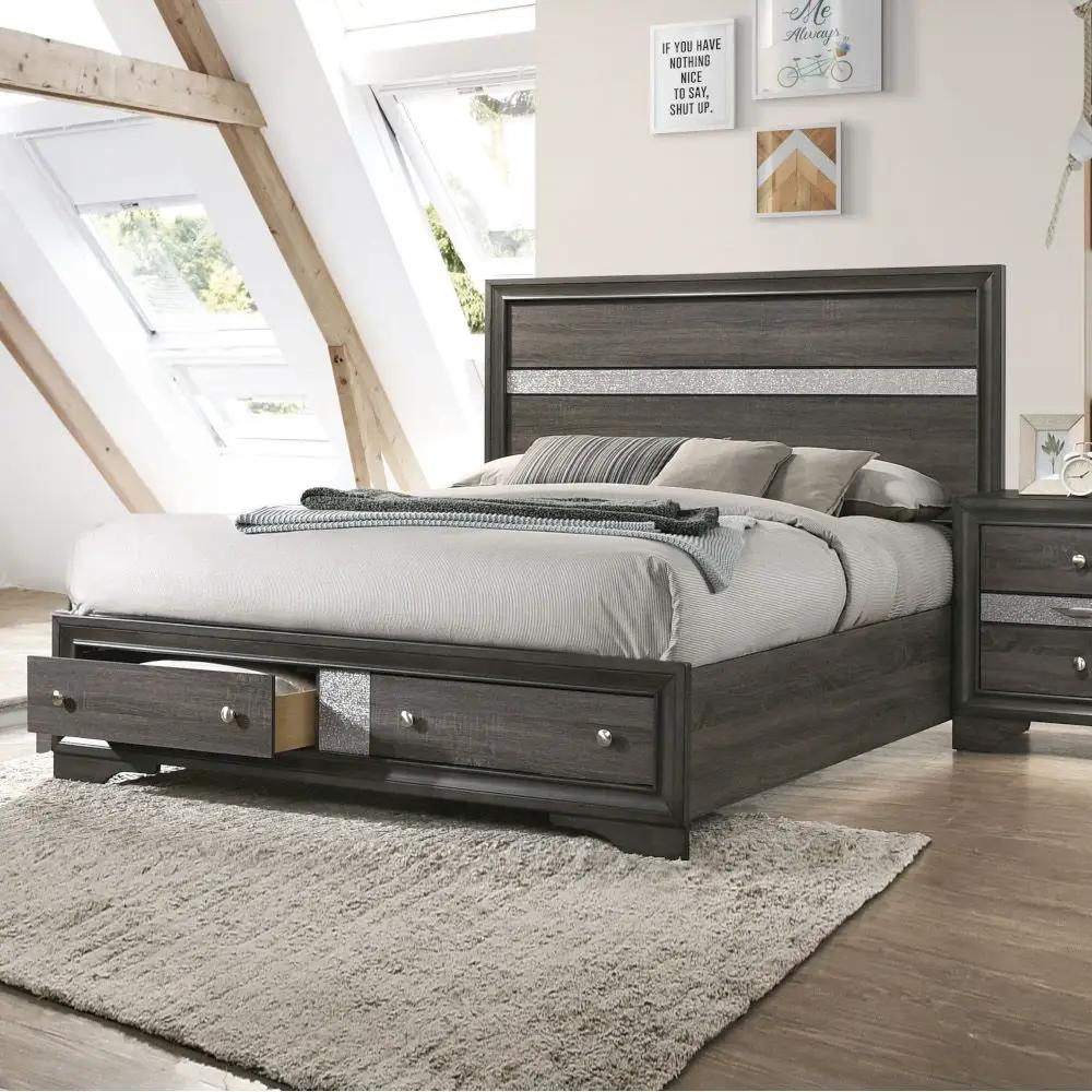 Naima - Bed w/Storage by Unique Piece Furniture