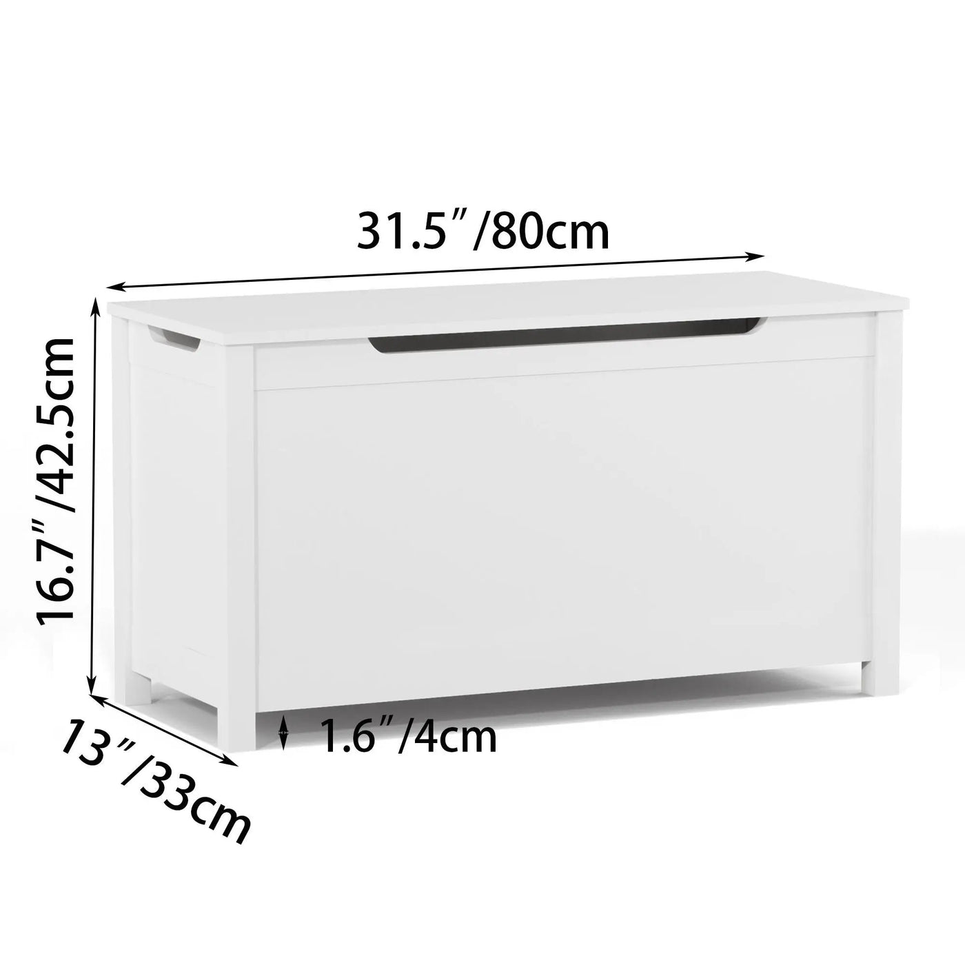 Toy Box Storage With Safety Hinged Lid by Unique Piece Furniture