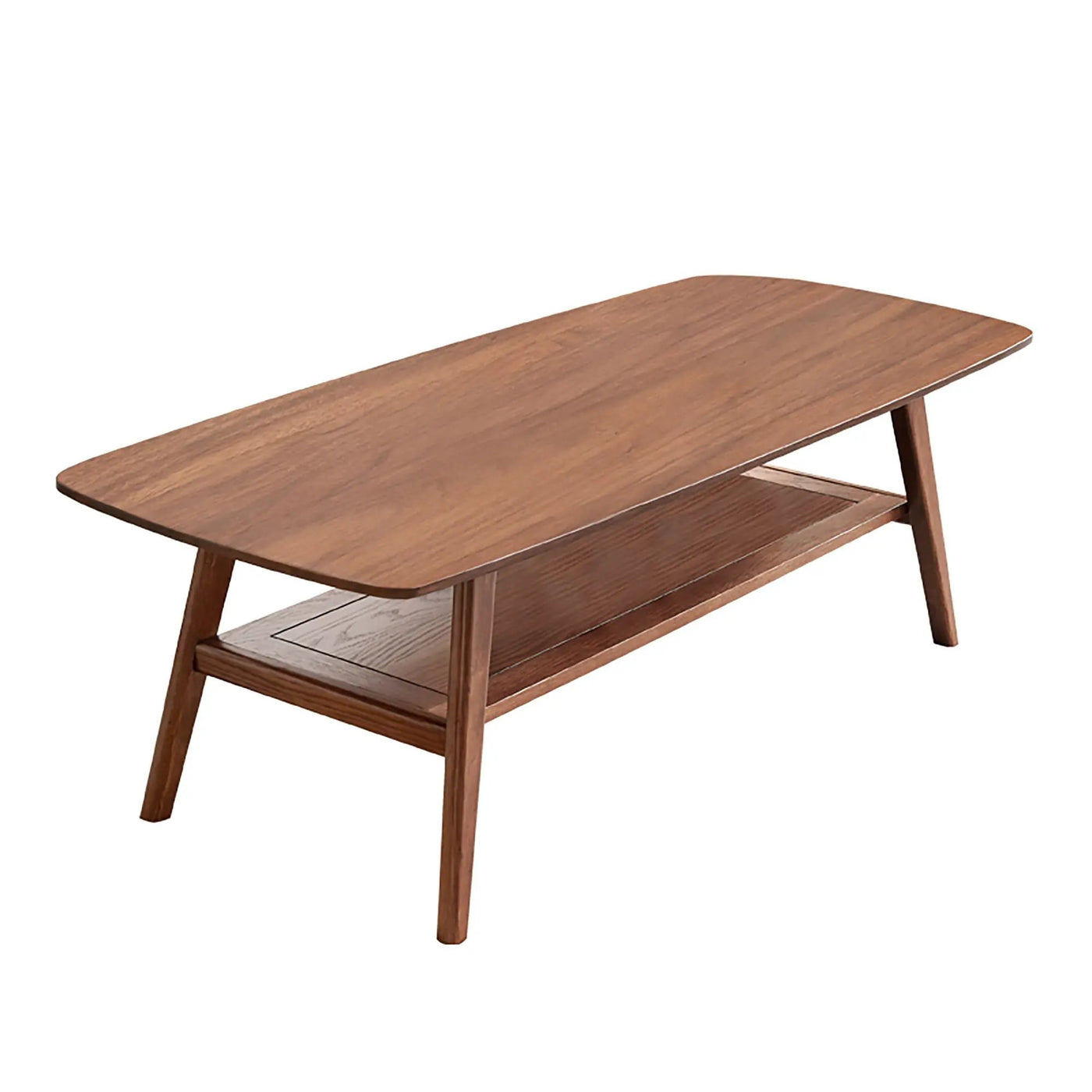Low Coffee Table With Storage Shelf by Unique Piece Furniture