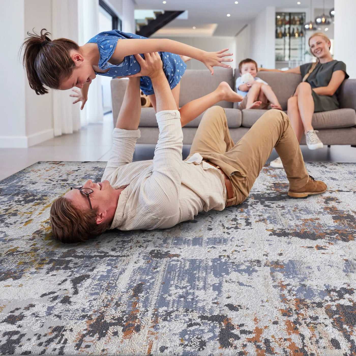 Payas - Abstract Runner Rug by HouseOfZazla