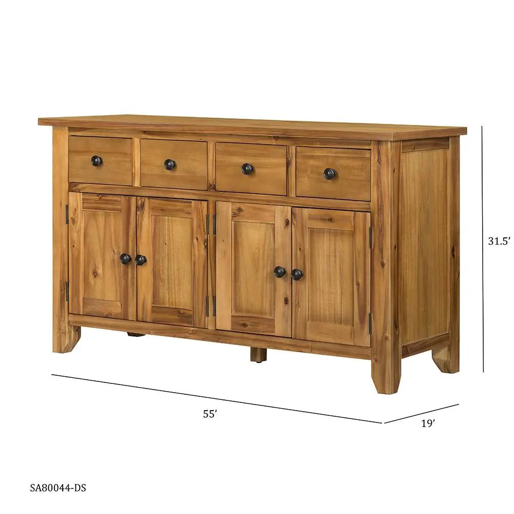 Farmhouse Cabinet Natural Wood by HouseOfZazla