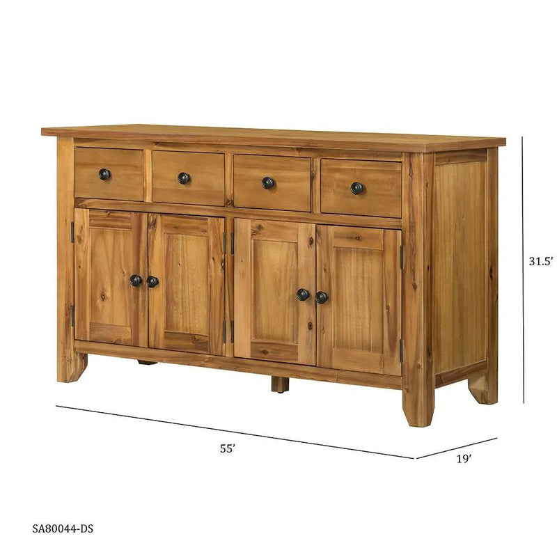 Farmhouse Cabinet Natural Wood by HouseOfZazla