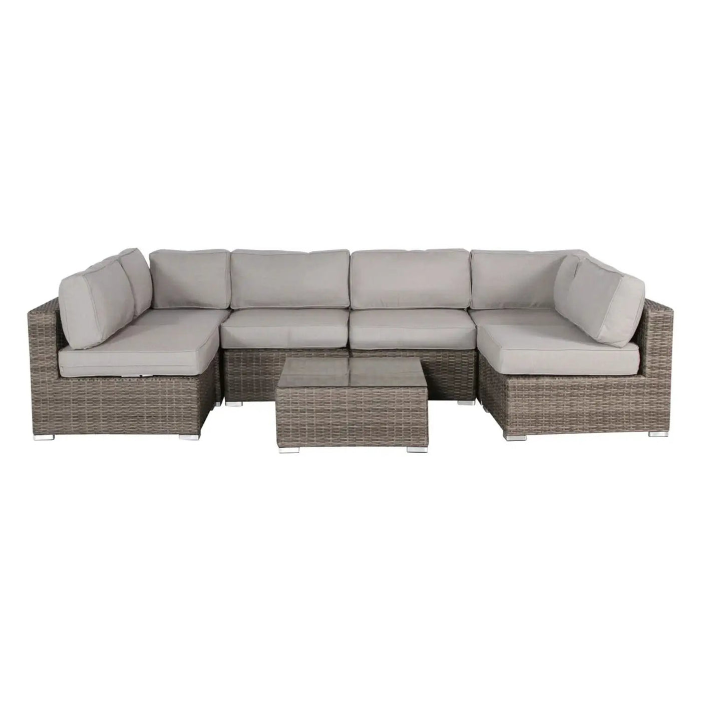 Seating Set With Cushions Handcrafted Wicker Design by Unique Piece Furniture