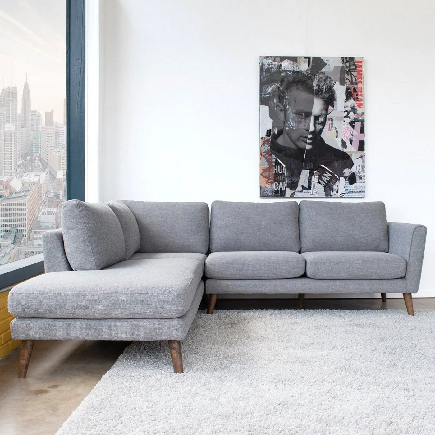 Benson - Sectional Sofa With Chaise by HouseOfZazla