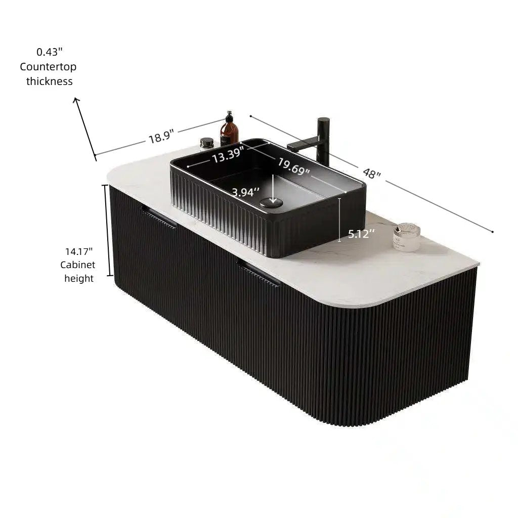 Dina 48" Bathroom Vanity & Sink by HouseOfZazla