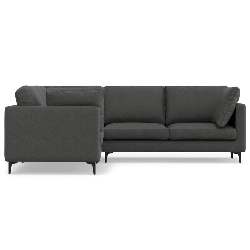Ava - Mid Century Corner Sectional Sofa Handcrafted by HouseOfZazla
