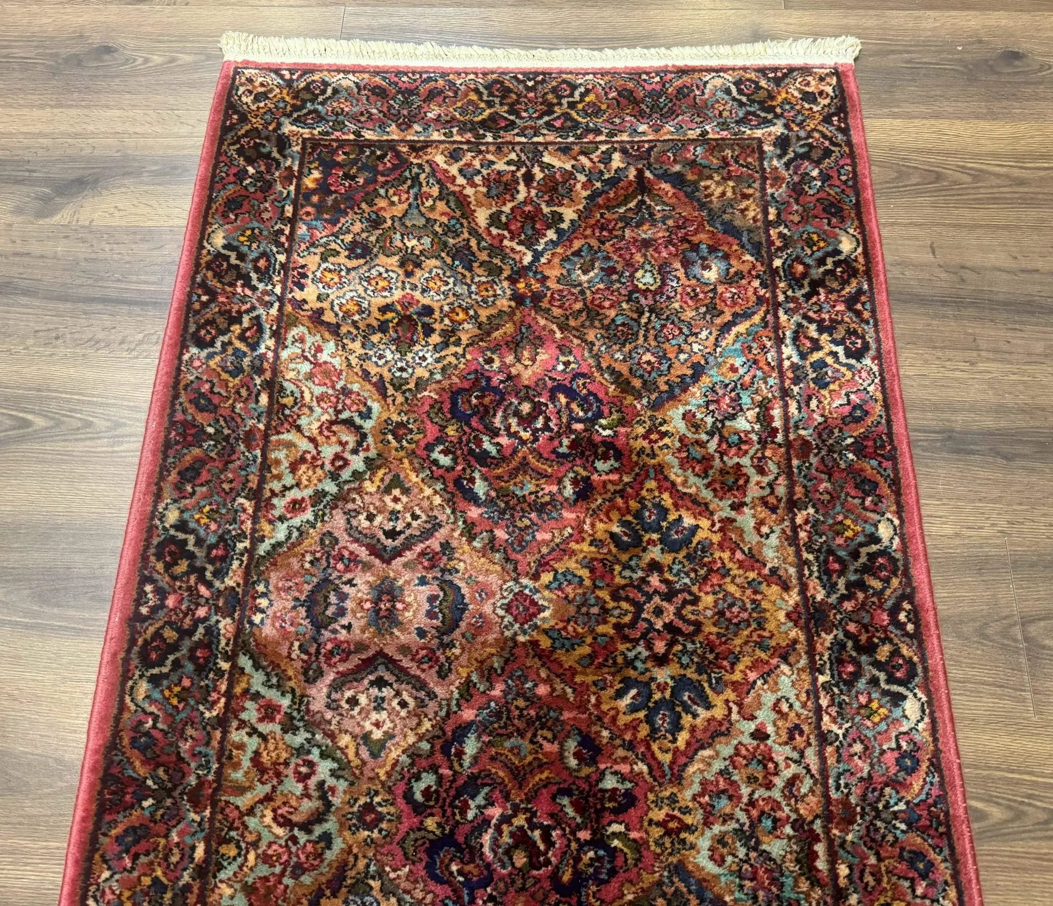 3x5 Karastan Multicolor Panel Kirman Rug #717, Wool Original 700 Series by Jewel Rugs