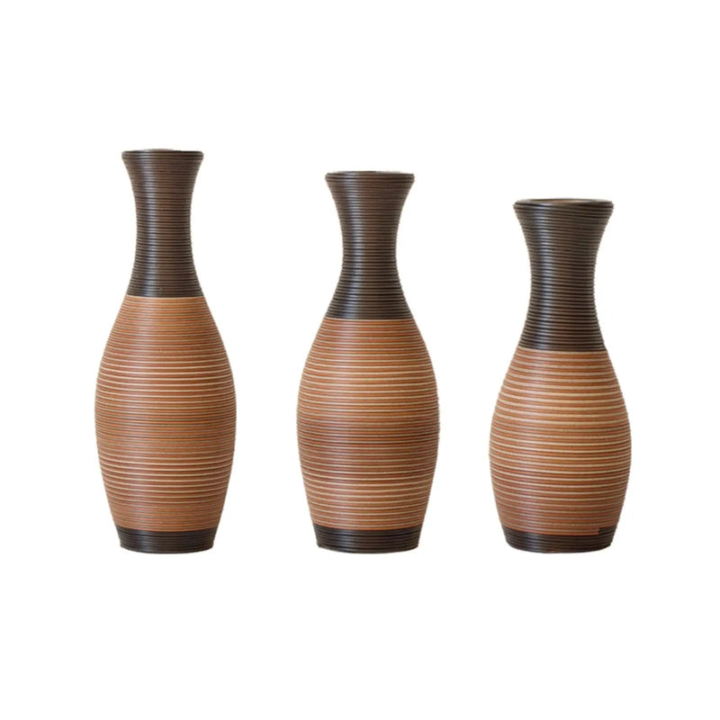 Designer Floor Vases, Large Vases For Home Decor Flooring (Set of 3) by Unique Piece Furniture
