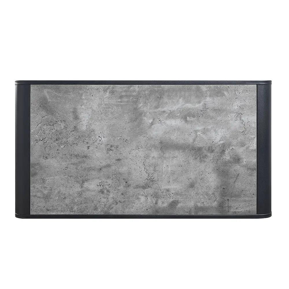 Raziela - Coffee Table - Concrete Gray & Black by Unique Piece Furniture