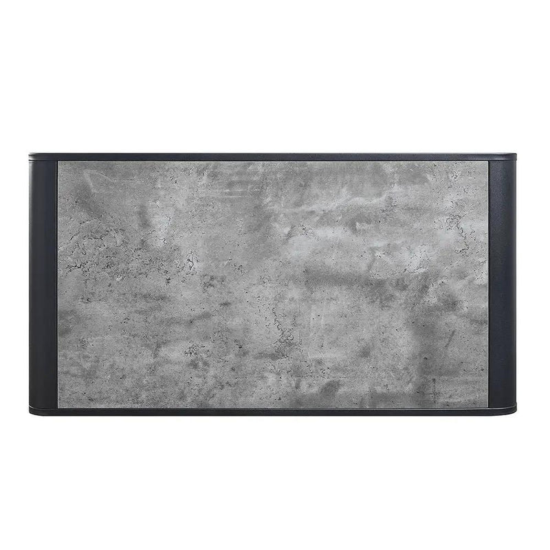 Raziela - Coffee Table - Concrete Gray & Black by Unique Piece Furniture