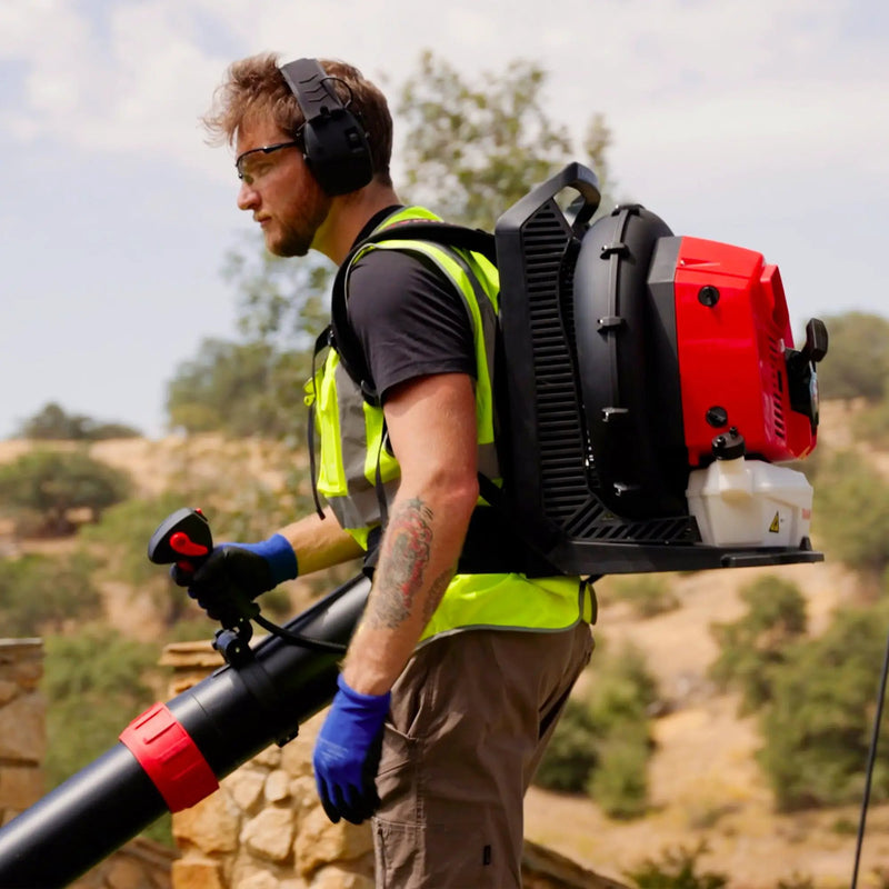 79.9cc Commercial Backpack Leaf Blower 1,272 CFM 222 MPH Lightweight Professional Gas Powered Blower Landscaping Lawn Care Property Maintenance by Tomahawk Power