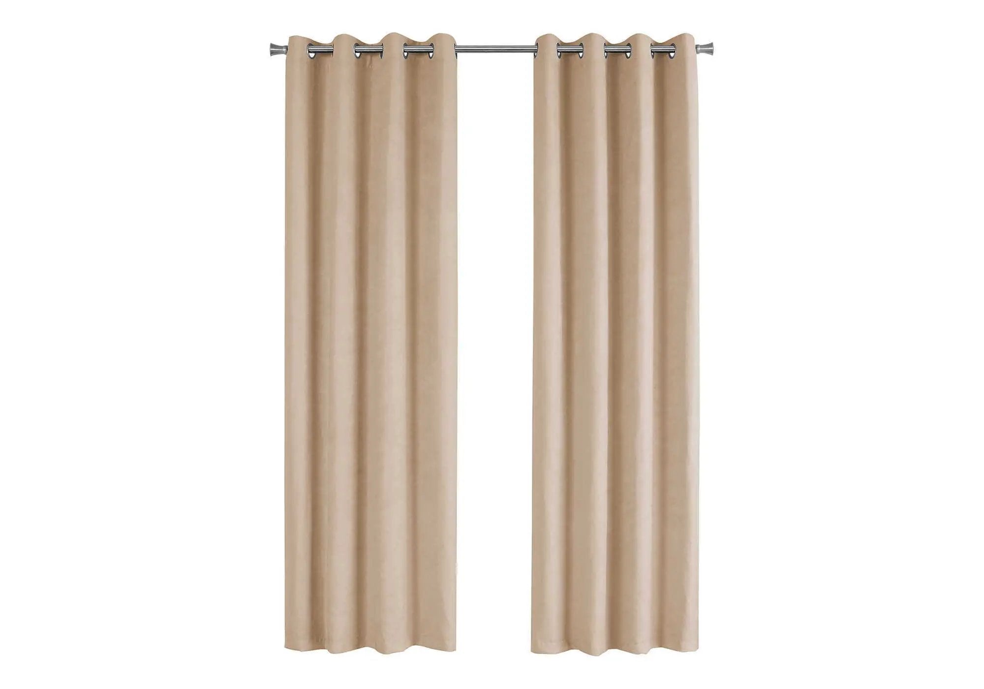 2 Pieces Set Room Darkening Curtain Panels with Grommet by HouseOfZazla
