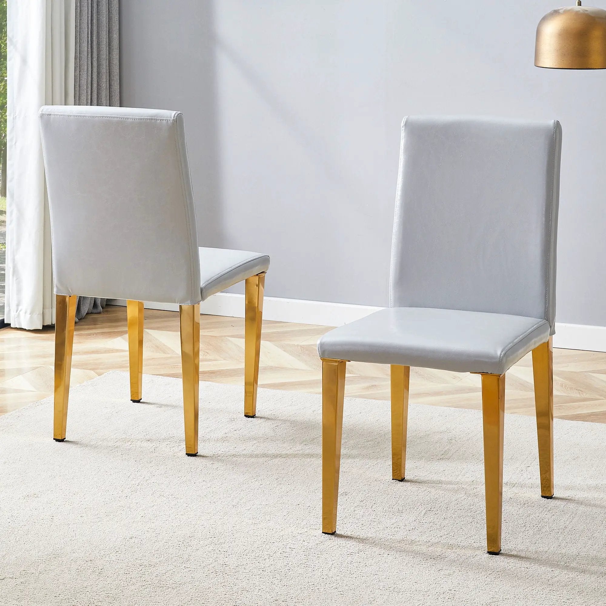Modern Dining Chairs With Metal Legs by Unique Piece Furniture