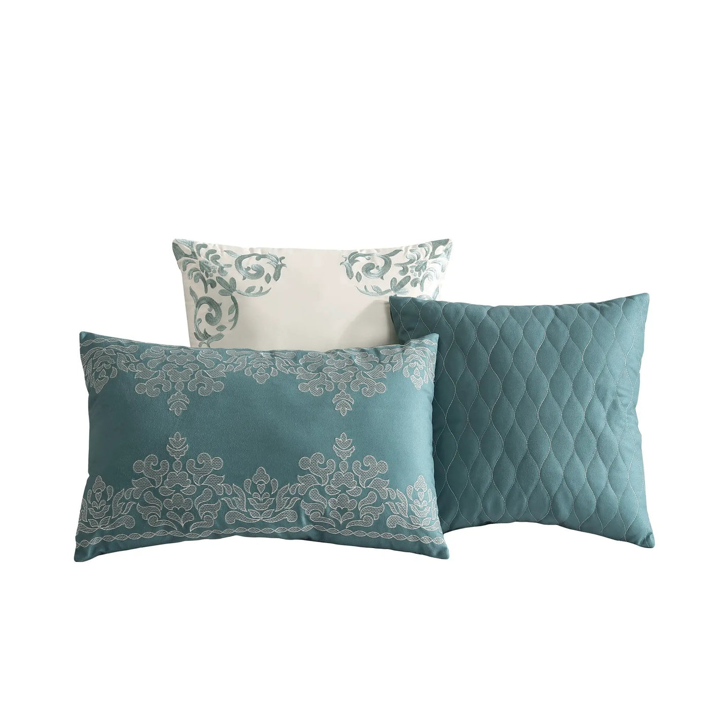 Marana 9 Pc Medallion Jacquard Comforter Set by HouseOfZazla