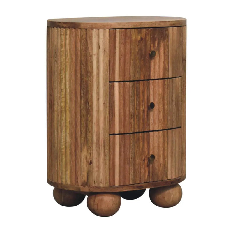 Soba - Ball Drawer Bedside Table by HouseOfZazla