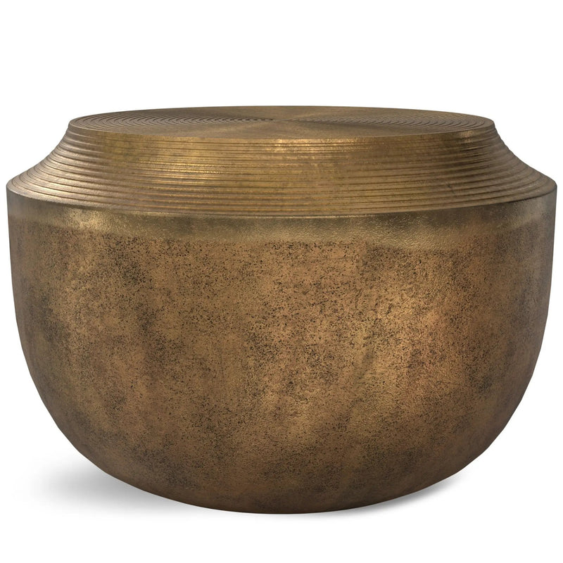 Timmons - Cast Aluminum Coffee Table - Brown by Unique Piece Furniture