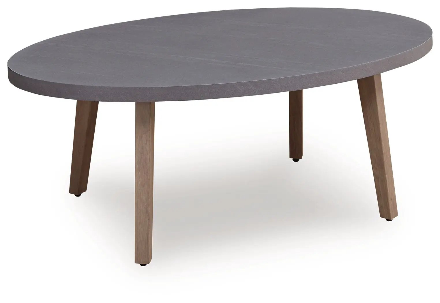 Harmony Headlands - Oval Cocktail Table - Natural / Gray by Unique Piece Furniture