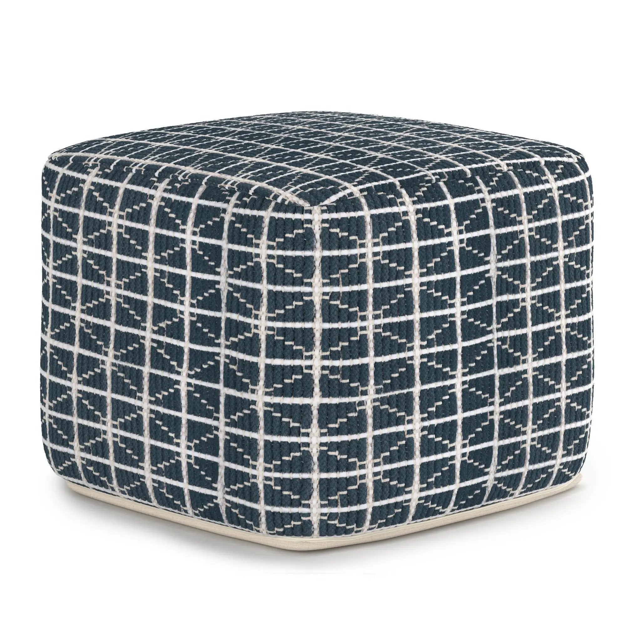 Noreen - Upholstered Square Pouf by HouseOfZazla