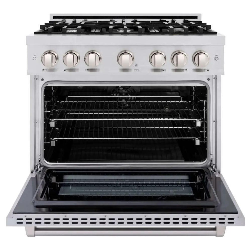 ZLINE 36" Select Gas Range Convection Gas Oven Stainless Steel HGR36 by Farmhouse Kitchen and Bath