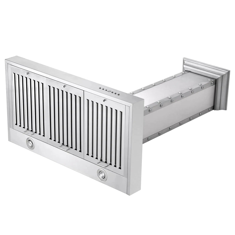 ZLINE 36" Designer Series Stainless Island Range Hood, KB2i-4SSXS-36 by Farmhouse Kitchen and Bath
