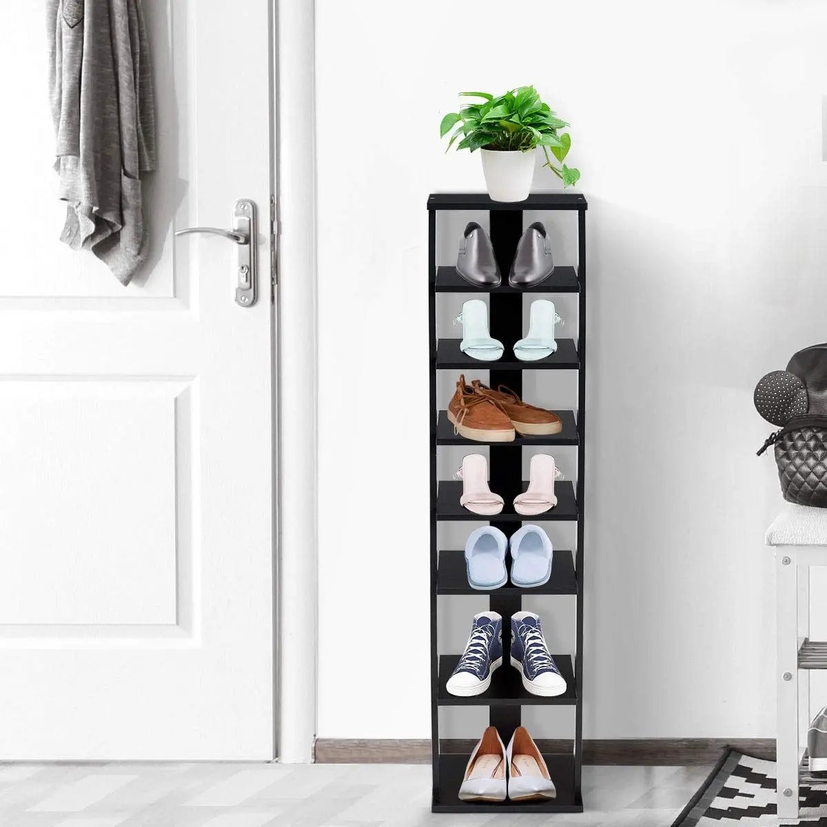 7-Tier Shoe Rack Practical Free Standing Shelves Storage Shelves, photo 2 of 11