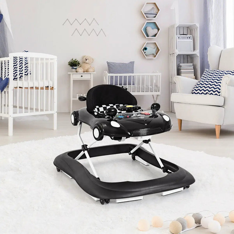 2-in-1 Foldable Baby Walker with Music Player and Lights by DirectDeals