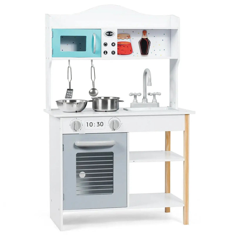 Kids Kitchen Cookware Pretend Cooking Food Play Set by DirectDeals