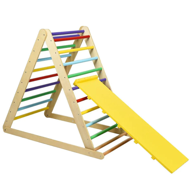 Foldable Wooden Climbing Triangle Indoor by DirectDeals