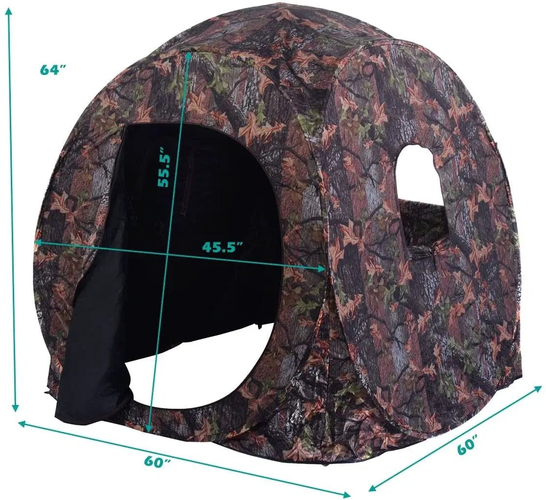 Portable Pop up Ground Camo Blind Hunting Enclosure by DirectDeals