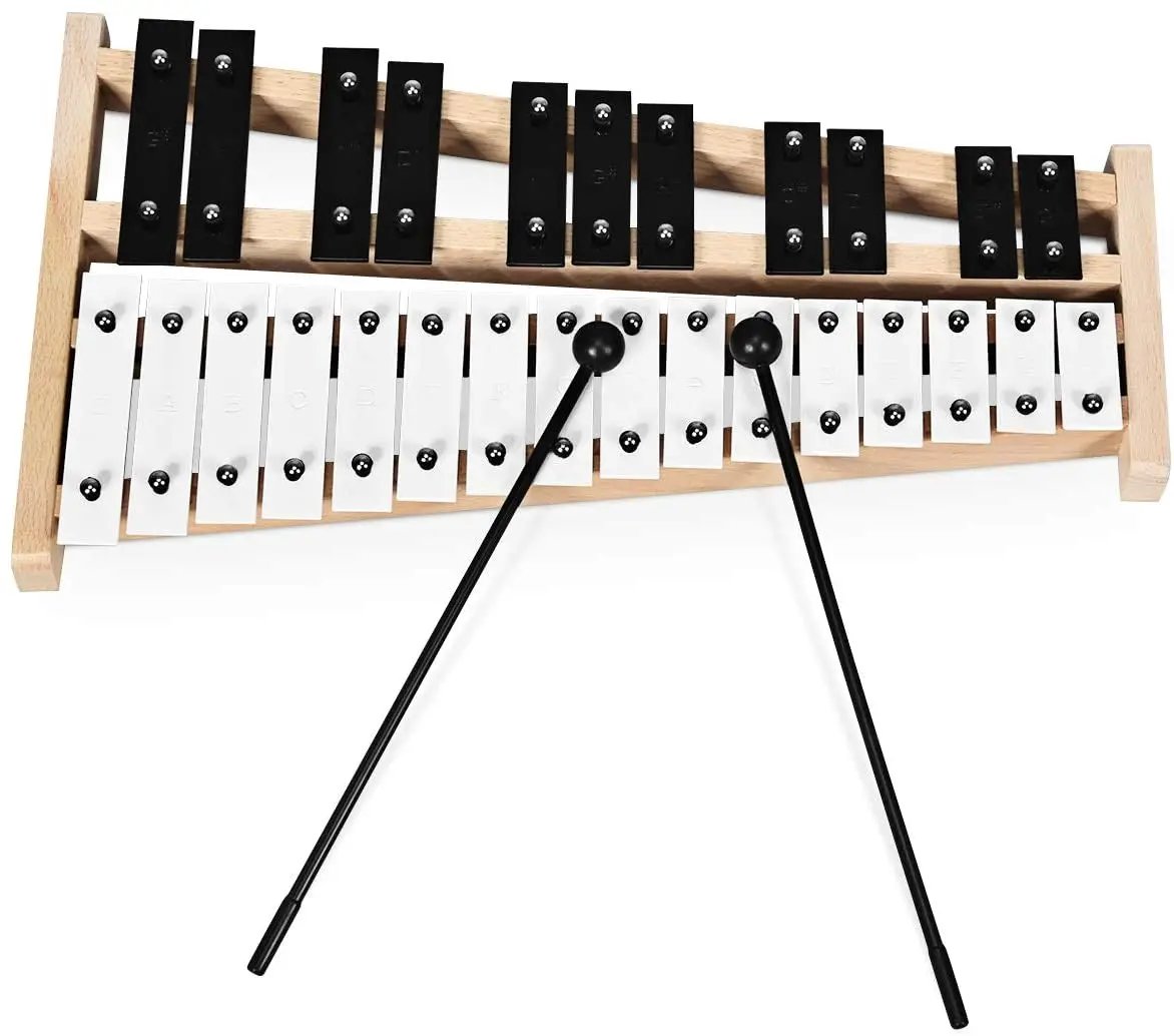 27 Note Glockenspiel Xylophone with 2 Rubber Mallets by DirectDeals