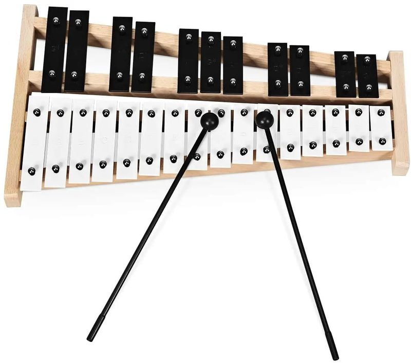 27 Note Glockenspiel Xylophone with 2 Rubber Mallets by DirectDeals