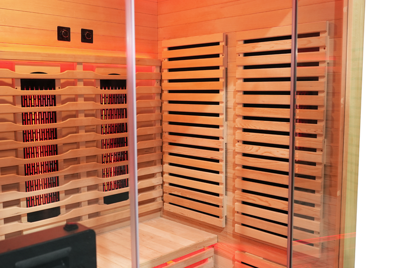 Blisspod I Venetian RED I All-In-One - Full Spectrum + Red Light Therapy I Indoor Premium Sauna I 3 Person, photo 12 of 21
