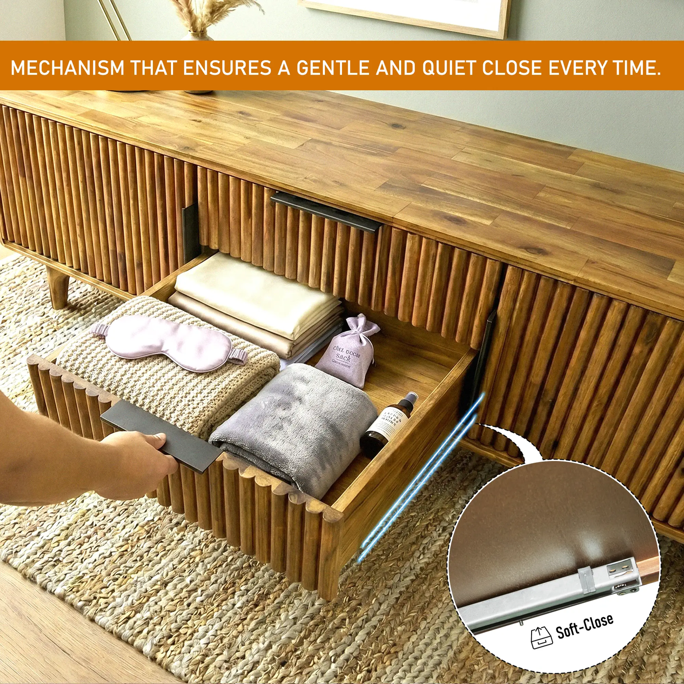 Bosk Solid Wood Storage Bench by Megsu