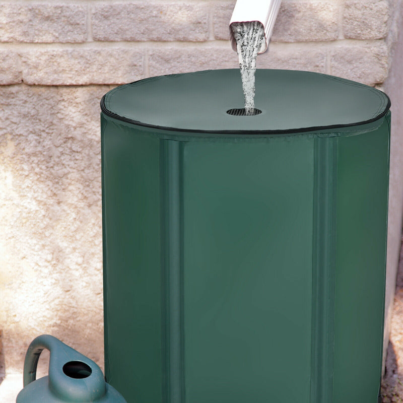 53 Gallon Portable Collapsible Rain Barrel Water Collector by DirectDeals