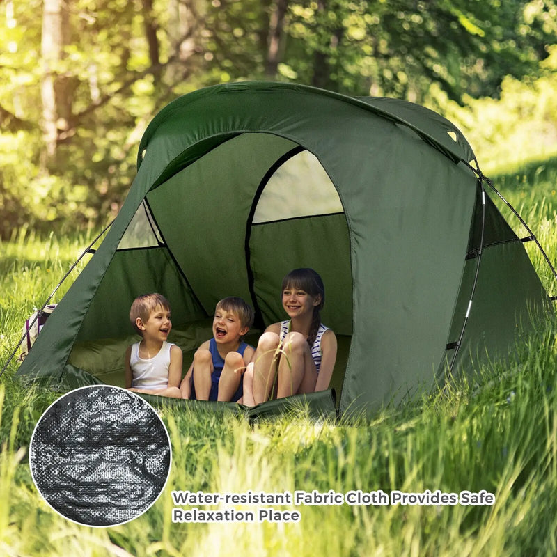2-Person Outdoor Camping Tent with External Cover by DirectDeals