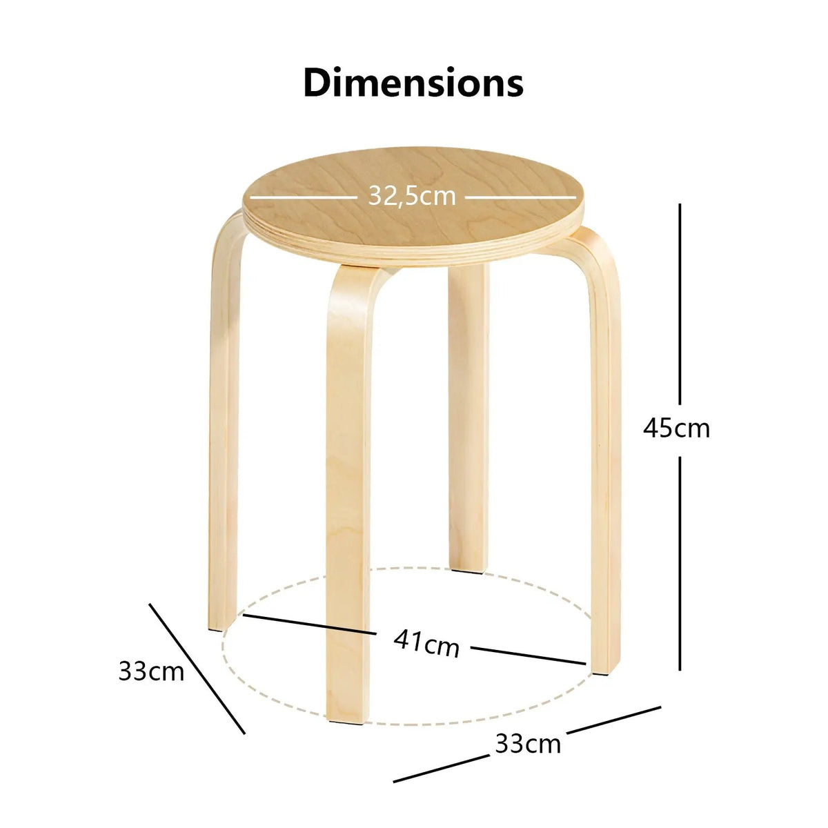 Set of 4 18 Inch by DirectDeals