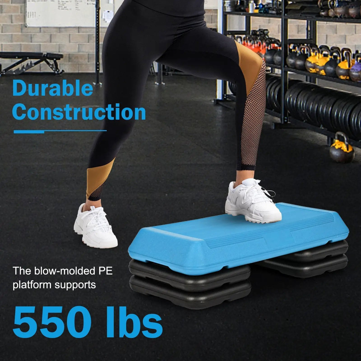 29 Inch Adjustable Workout Fitness Aerobic Stepper Exercise Platform, photo 23 of 24