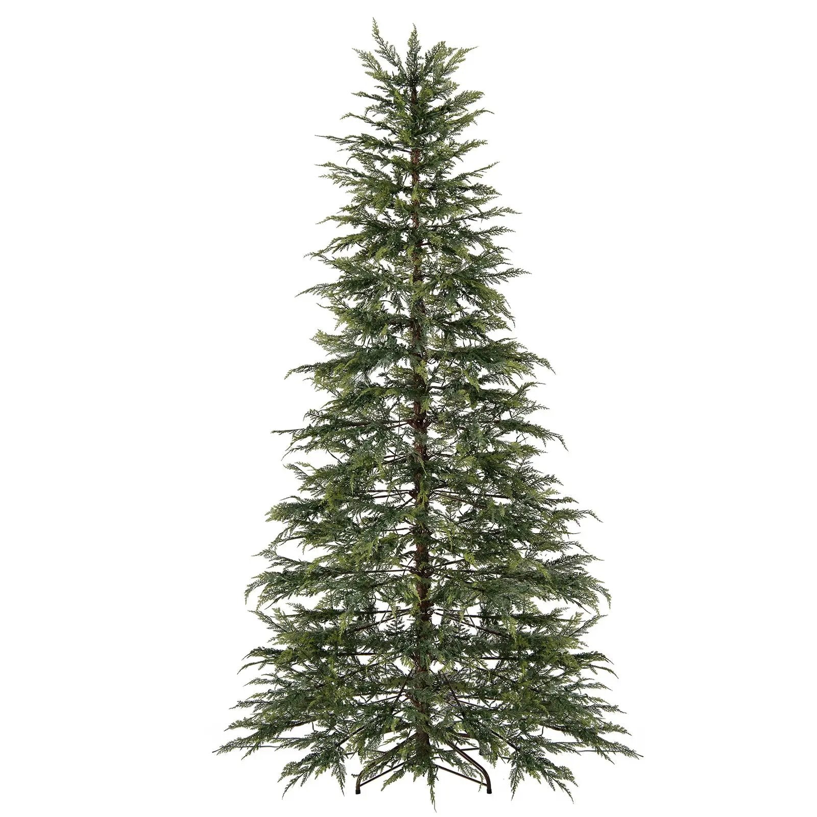 7.5 Feet Artificial Christmas Tree with Branch Tips and Colorful LED Lights by DirectDeals